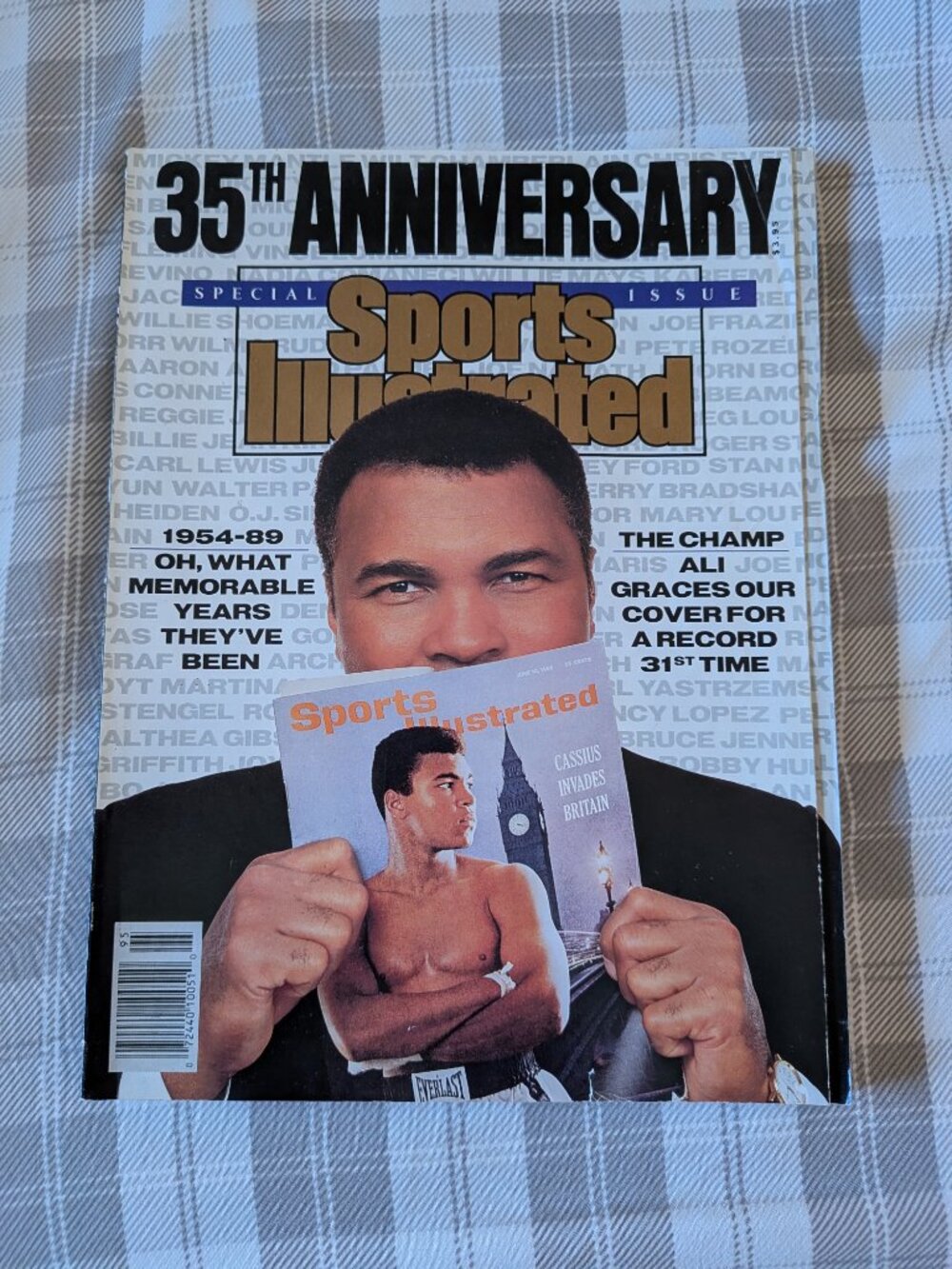 Vintage Sports Illustrated 35th Anniversary Special Issue Muhammad Ali